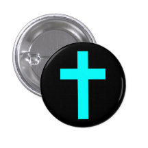 Bouton croisé pin's avec agrafe