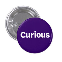Bouton CURIEUX Pin's Avec Agrafe