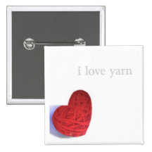 bouton d'amour de fil badges avec agrafe