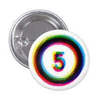 Bouton de 502 origines, couleur badges avec agrafe