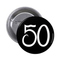 Bouton de 50 blancs pin's