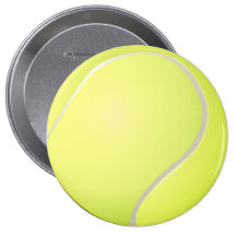 Bouton de balle de tennis badge avec épingle