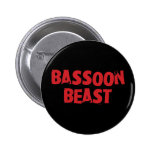 Bouton de bête de basson badges