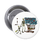 Bouton de bleus de parking badges