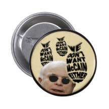Bouton   de bombe de McCain/ Badges Avec Agrafe