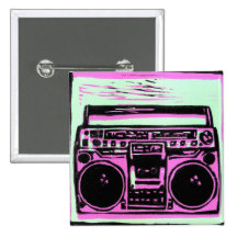 bouton de boombox badges