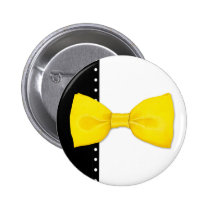 Bouton de Bowtie de citron badges publicitaires