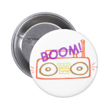 Bouton de caisson de basses badge