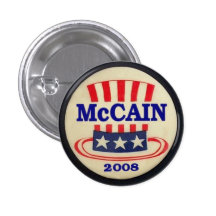 Bouton de chapeau supérieur de McCain Pin's Avec Agrafe