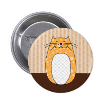 Bouton "de chat orange" badge