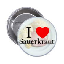 Bouton de choucroute badge avec épingle