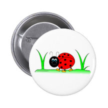 Bouton de coccinelle badge