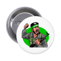 Bouton de combattant de Hamas de Carlos Latuff Badges