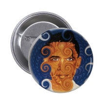 Bouton de conception de fractale d'Obama Badges
