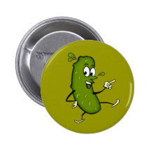 Bouton de conserves au vinaigre pin's avec agrafe