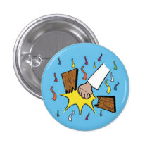 Bouton de côtelette de karaté pin's avec agrafe