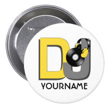 Bouton de coutume du DJ Badges