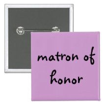bouton de dame de honneur badges avec agrafe