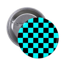 Bouton de damier d'Aqua Badges