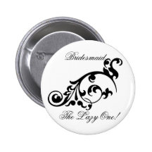 Bouton de demoiselle d'honneur de Flourish "le par Badges Avec Agrafe