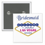 Bouton de demoiselle d'honneur de Las Vegas Pin's Avec Agrafe