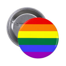Bouton de drapeau de fierté d'arc-en-ciel pin's