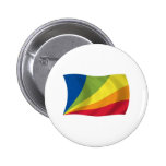 Bouton de drapeau de nova de lingua franca badge avec épingle