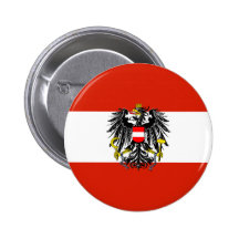 Bouton de drapeau d'état de l'Autriche Badge Avec Épingle