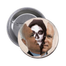 Bouton de faucheuse de McCain Badge