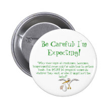 Bouton de femme enceinte badges avec agrafe