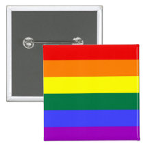 Bouton de fierté de LGBT (carré) Badges Avec Agrafe