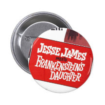 Bouton de fille de Jesse James Frankenstein Badge Avec Épingle