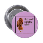 Bouton de gâteau d'anniversaire badge