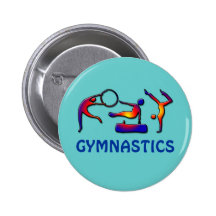 Bouton de GYMNASTES Badge Avec Épingle