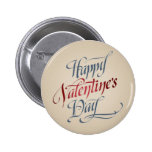 Bouton de heureuse Sainte-Valentin Badges Avec Agrafe