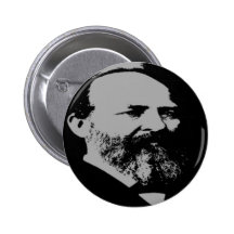Bouton de James Garfield Badges