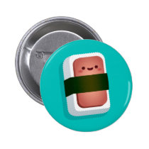 Bouton de Kawaii Musubi badges publicitaires