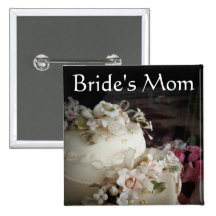 Bouton de la maman de la jeune mariée badges