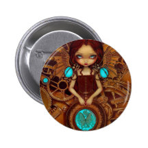 "Bouton de l'ange I mécanique" Badges Avec Agrafe
