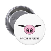 Bouton de lard en vol badges avec agrafe