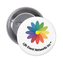 Bouton de logo de marguerite badges avec agrafe