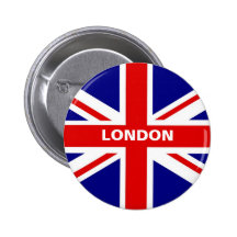 Bouton de Londres Union Jack Badges