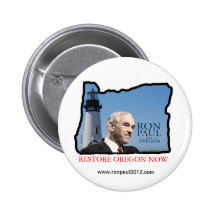 Bouton de l'Orégon Ron Paul Badges Avec Agrafe