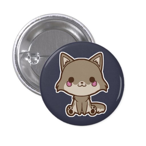 Bouton de loup badge