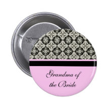 bouton de mariage damassé. pour la grand-maman, gr badge avec épingle