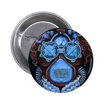 Bouton de mascarade de Steampunk Badges