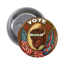 Bouton de McCain de Buffalo Pin's