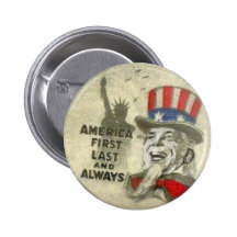 Bouton de McCain d'Oncle Sam Badge
