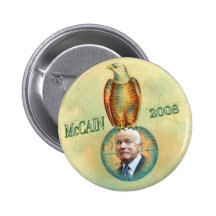 Bouton de McCain Eagle Badge Avec Épingle