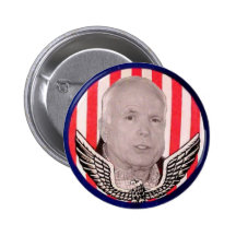 Bouton de McCain Eagle Pin's